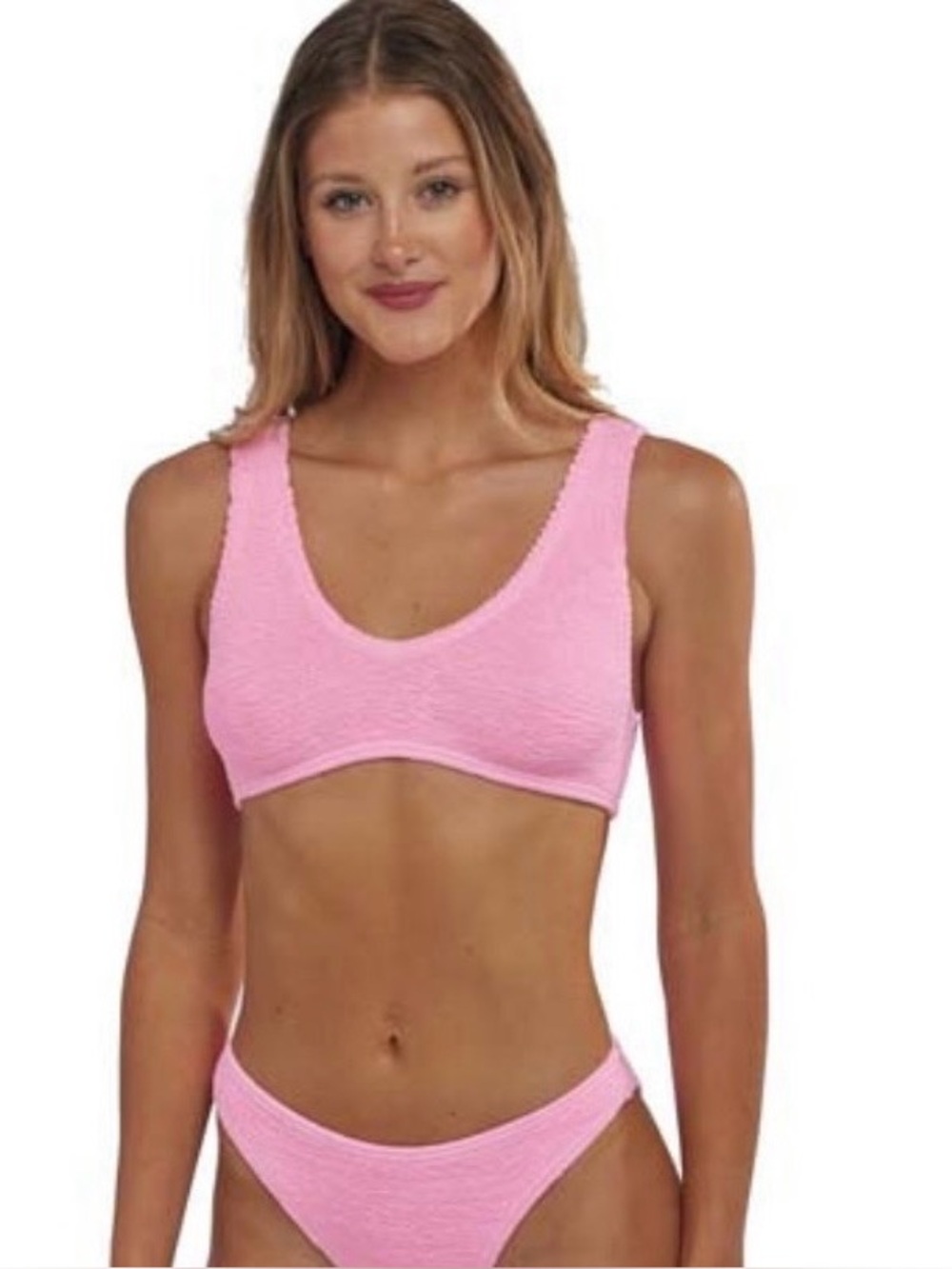 NWT Love & Diamonds pink bikini top